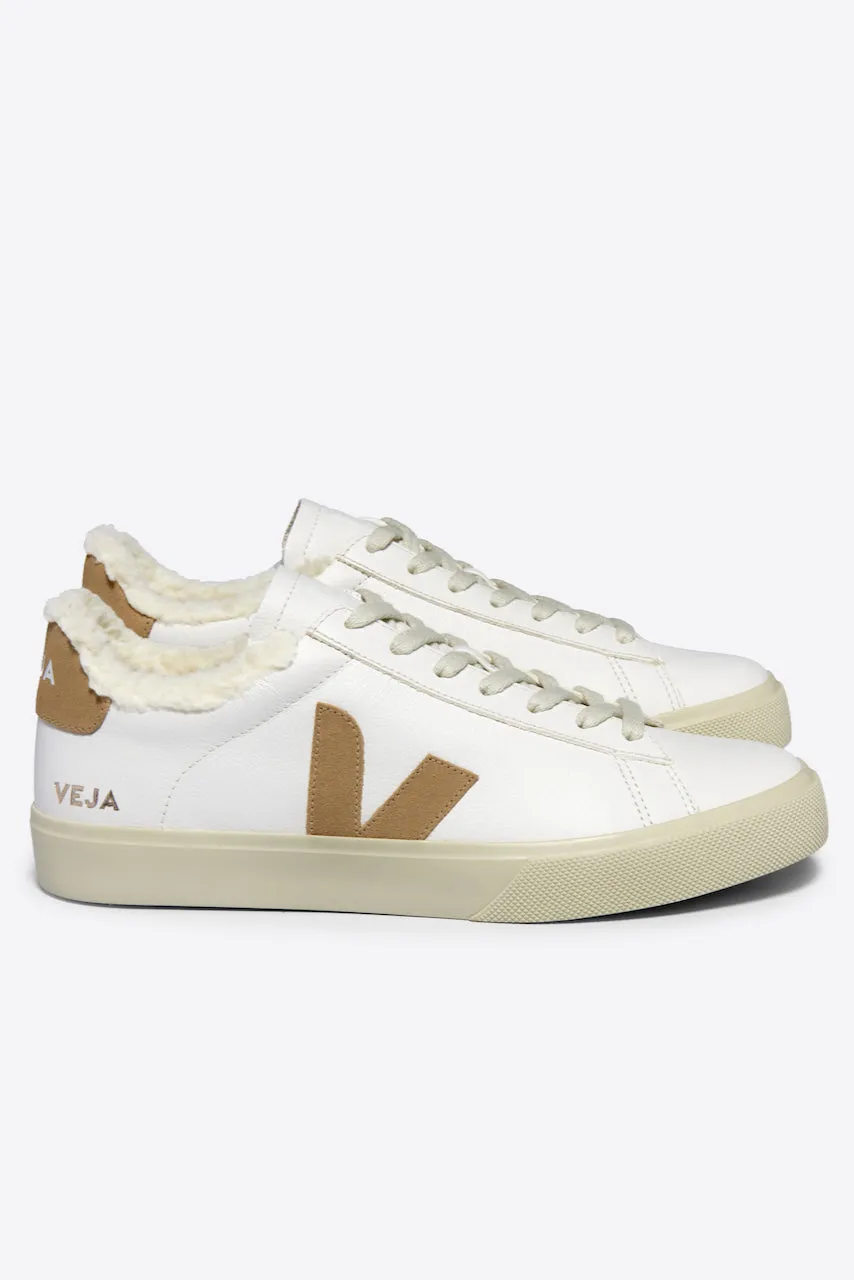 Veja Campo Sherpa Lined Sneaker - Extra White Desert sold by Amour Vert