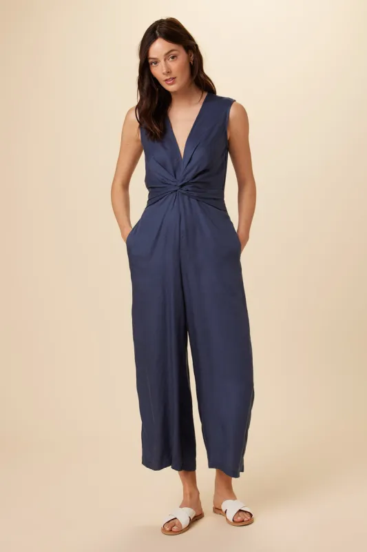 Cayenne Tencel Jumpsuit - Indigo - ReAmour sold by Amour Vert