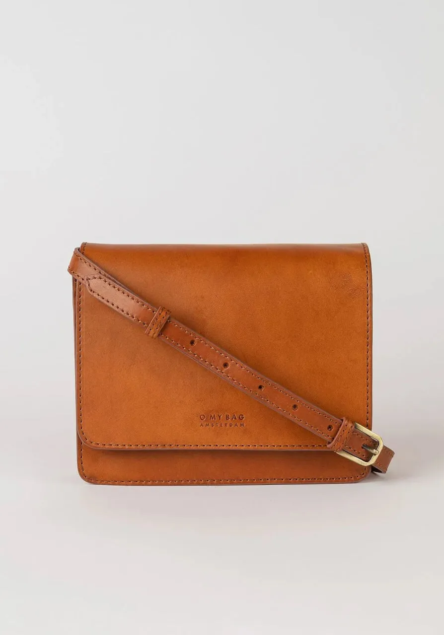 O My Bag Audrey Mini Crossbody Bag - Cognac Brown sold by Amour Vert