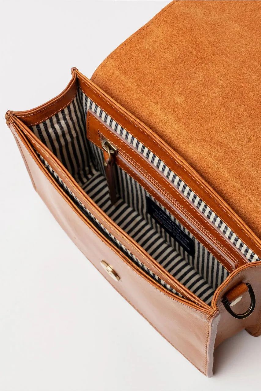 O My Bag Audrey Mini Crossbody Bag - Cognac Brown sold by Amour Vert product image thumbnail 2