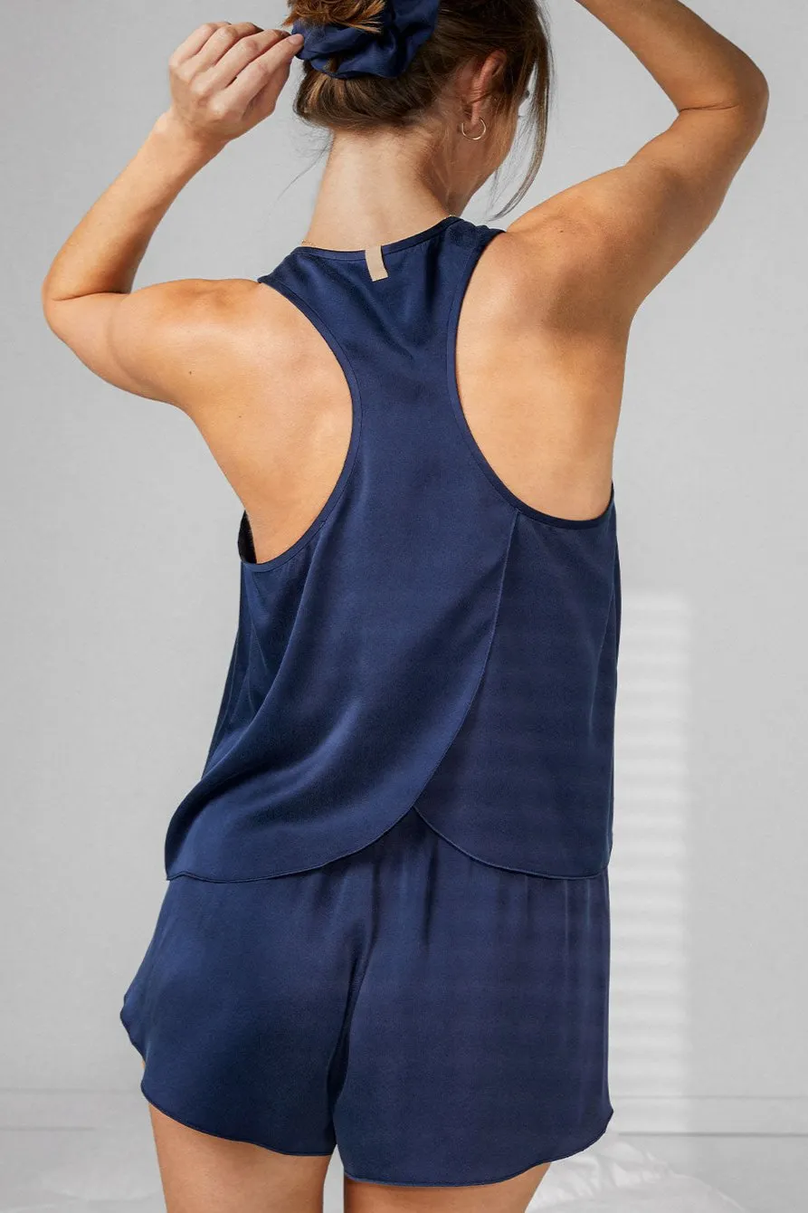 Lunya Washable Silk Tulip Back Set - Deep Blue sold by Amour Vert product image thumbnail 4