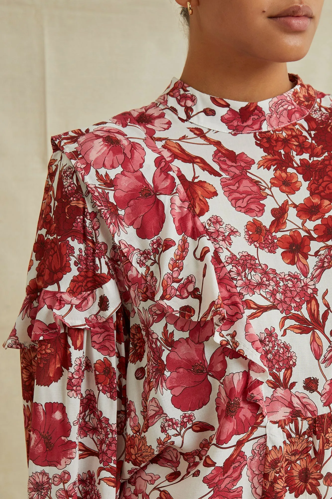 Clara Ecovero Blouse - Elsinore Floral - ReAmour sold by Amour Vert product image thumbnail 4