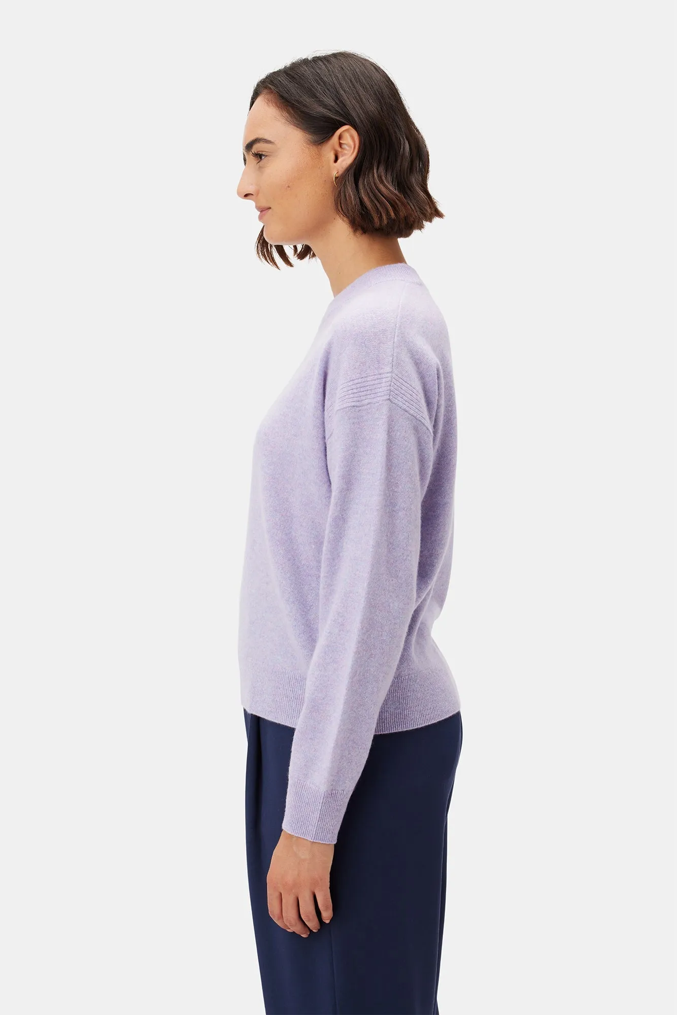 Pearl Cashmere Sweater - Wisteria - ReAmour sold by Amour Vert product image thumbnail 3