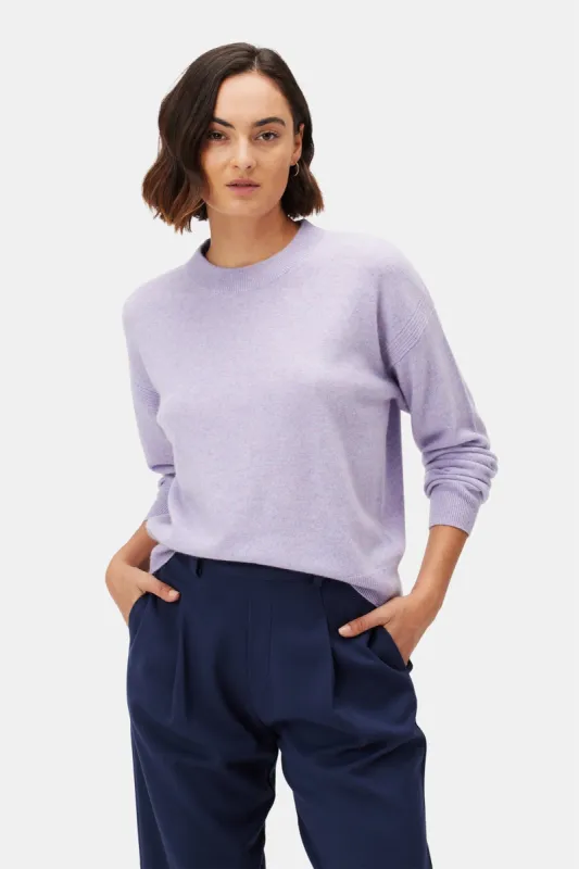 Pearl Cashmere Sweater - Wisteria - ReAmour sold by Amour Vert