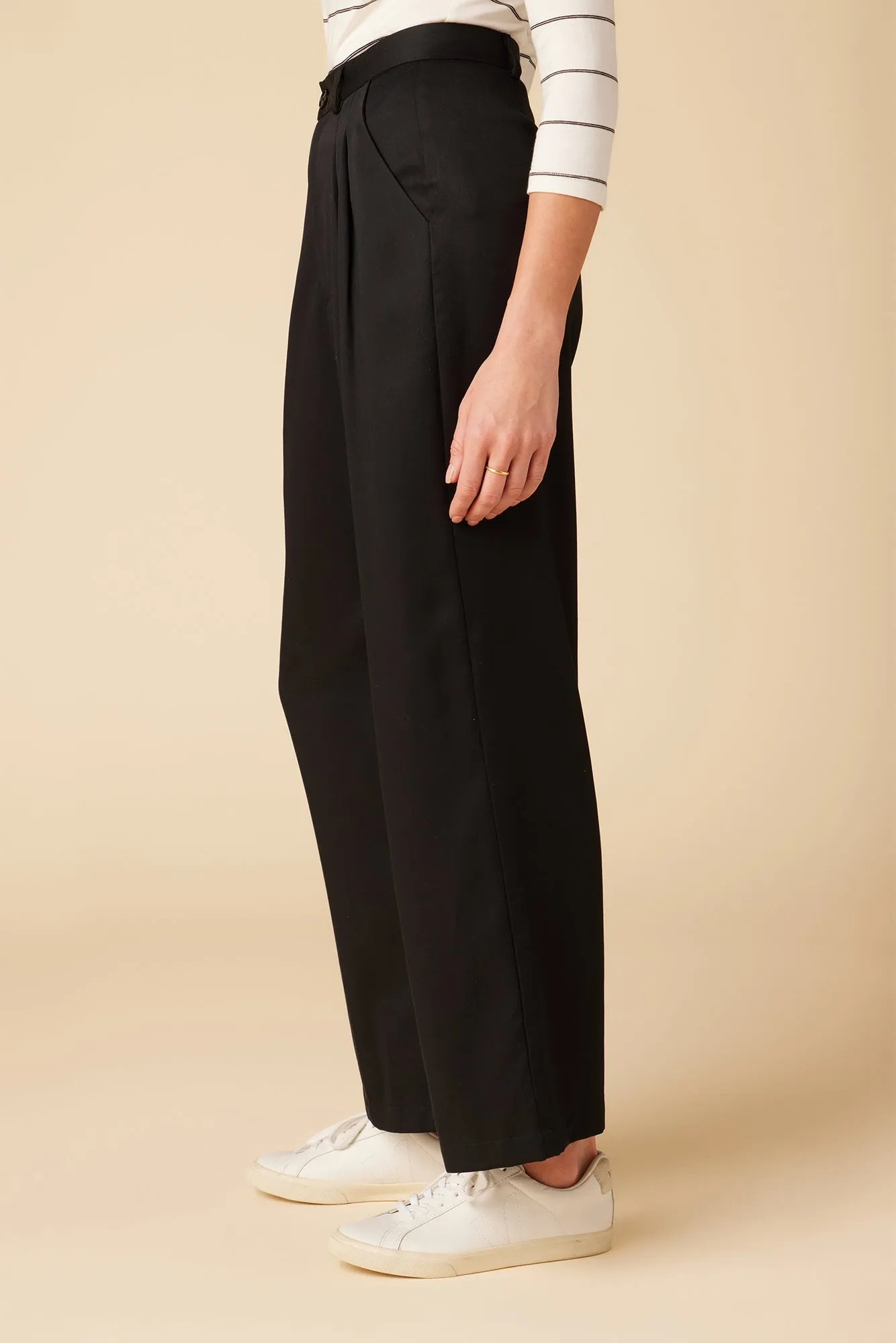 Holland Tencel Twill Pant - Black - ReAmour sold by Amour Vert product image thumbnail 4