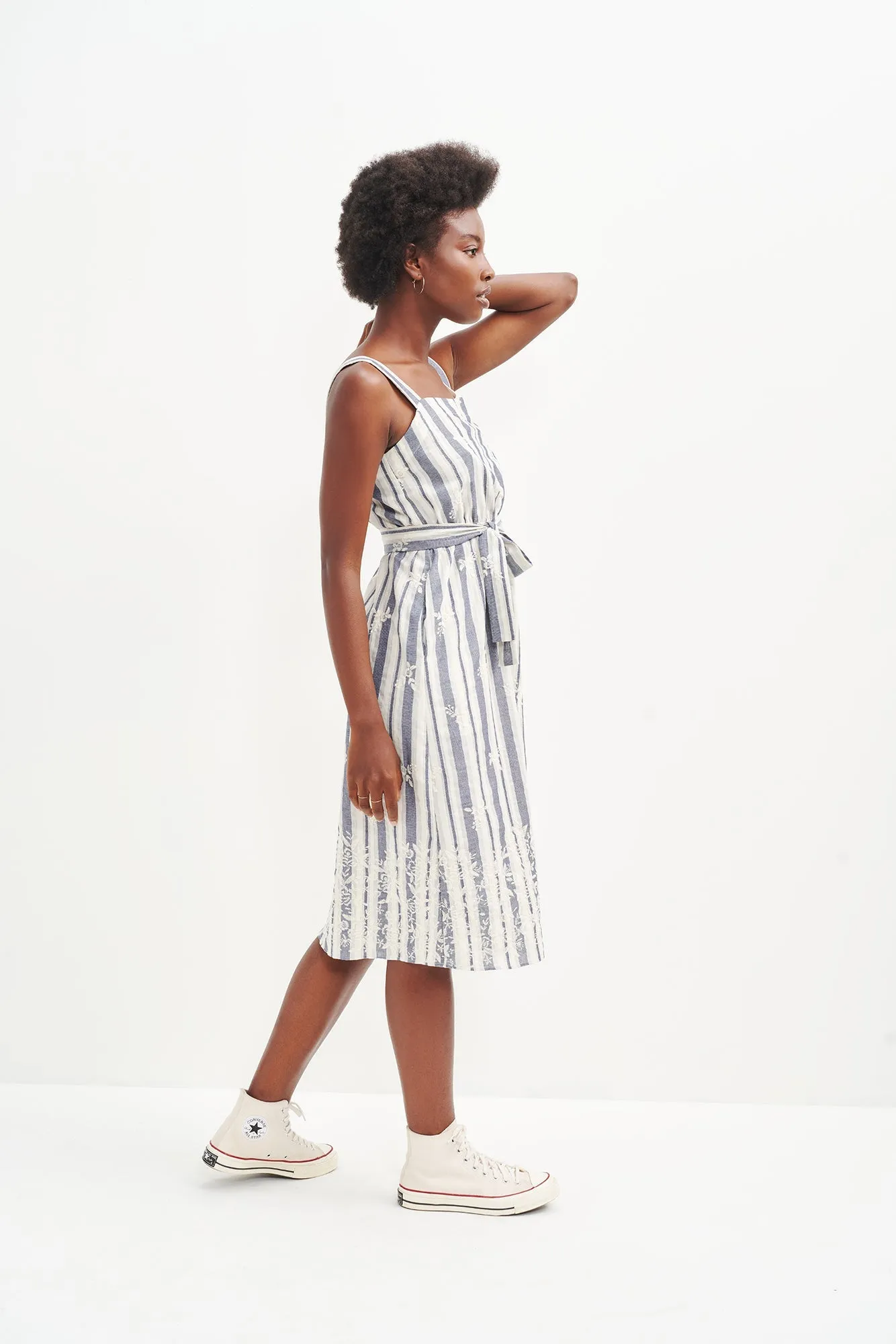 Jameela Upcycled Dress - Summer Stripe - ReAmour sold by Amour Vert product image thumbnail 3