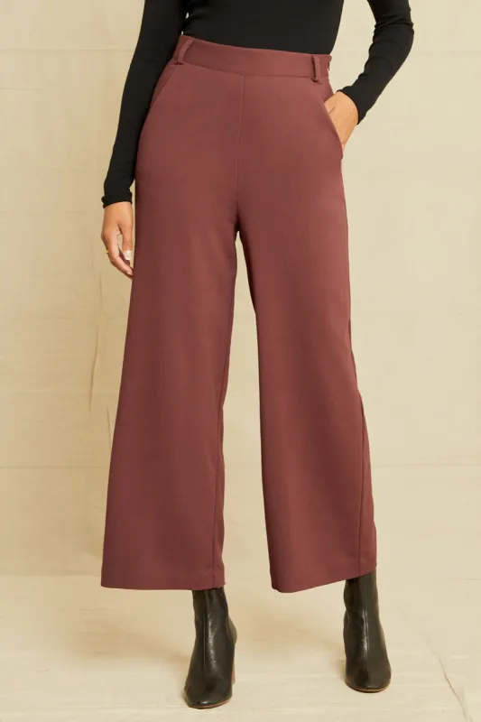 Charlie Wide Leg Pant - Pinot sold by Amour Vert