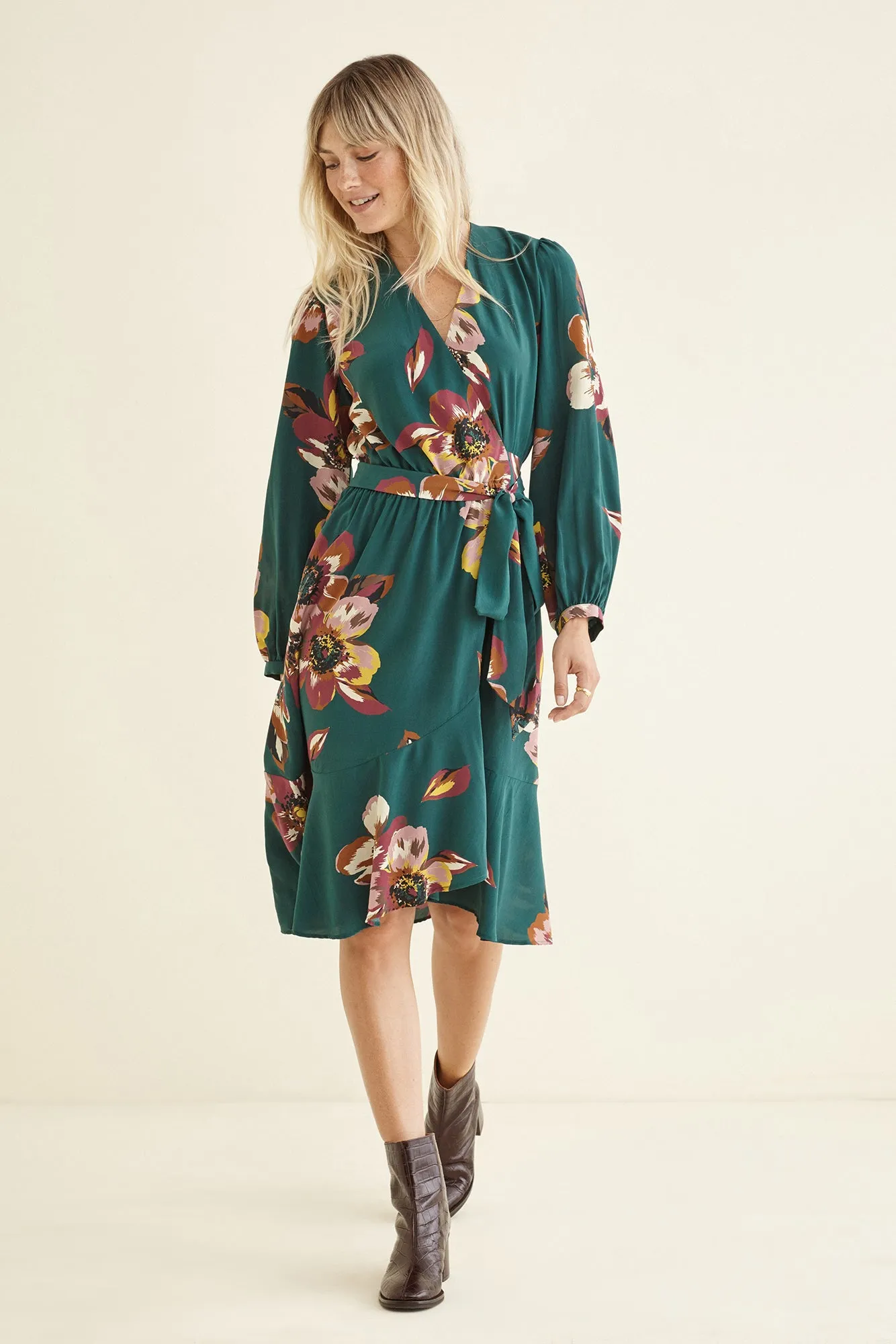 Elma Wrap Dress sold by Amour Vert product image thumbnail 3