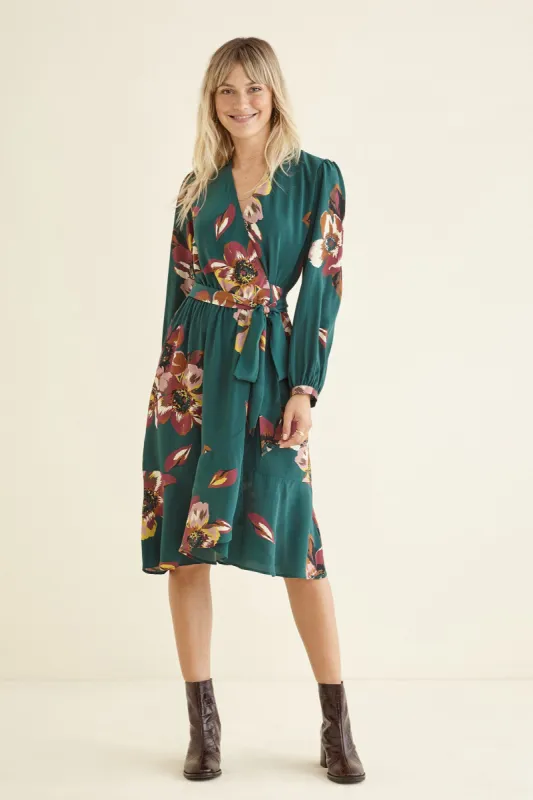 Elma Wrap Dress sold by Amour Vert