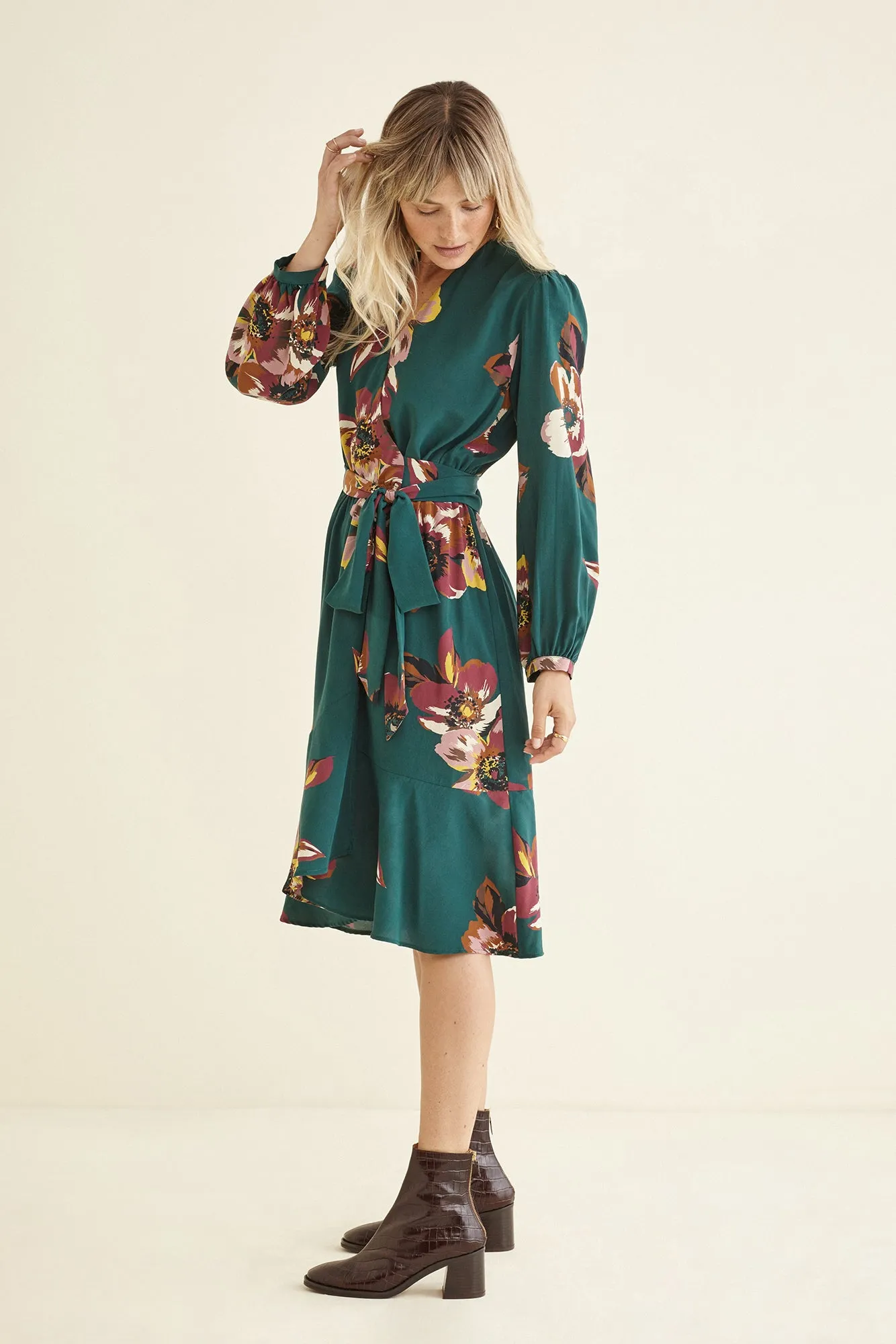 Elma Wrap Dress sold by Amour Vert product image thumbnail 4