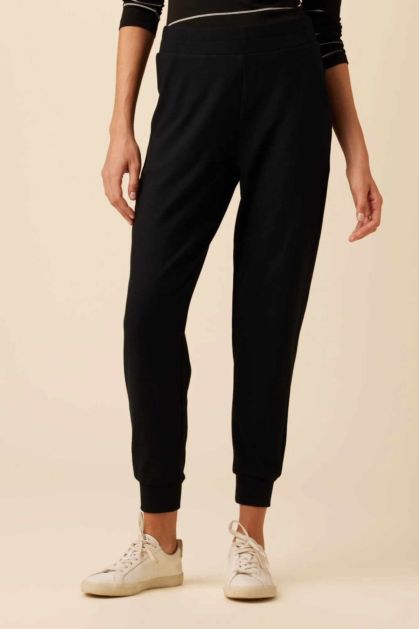 Skylar Luxe Fleece Joggers - Black sold by Amour Vert