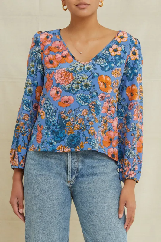 Leila Washable Silk Blouse - Mirabel sold by Amour Vert