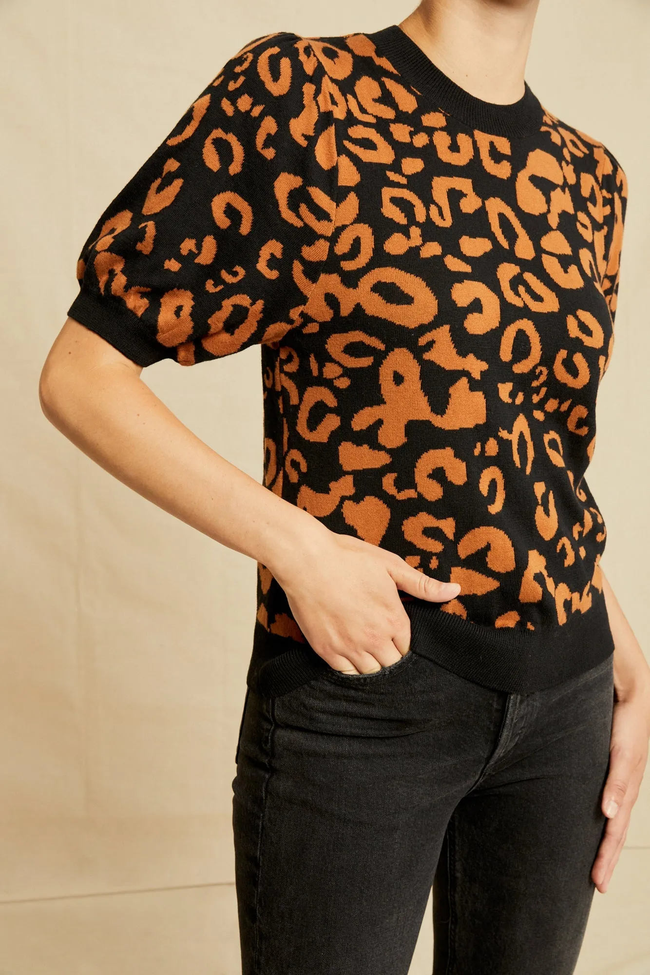 Genesis Sweater - Black and Rust sold by Amour Vert product image thumbnail 2