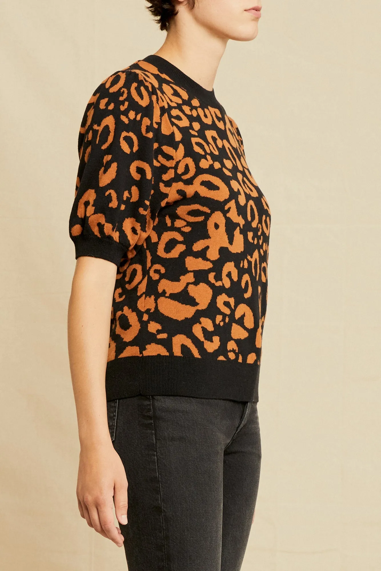 Genesis Sweater - Black and Rust sold by Amour Vert product image thumbnail 3