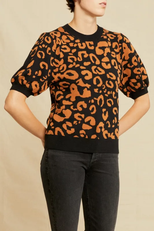 Genesis Sweater - Black and Rust sold by Amour Vert