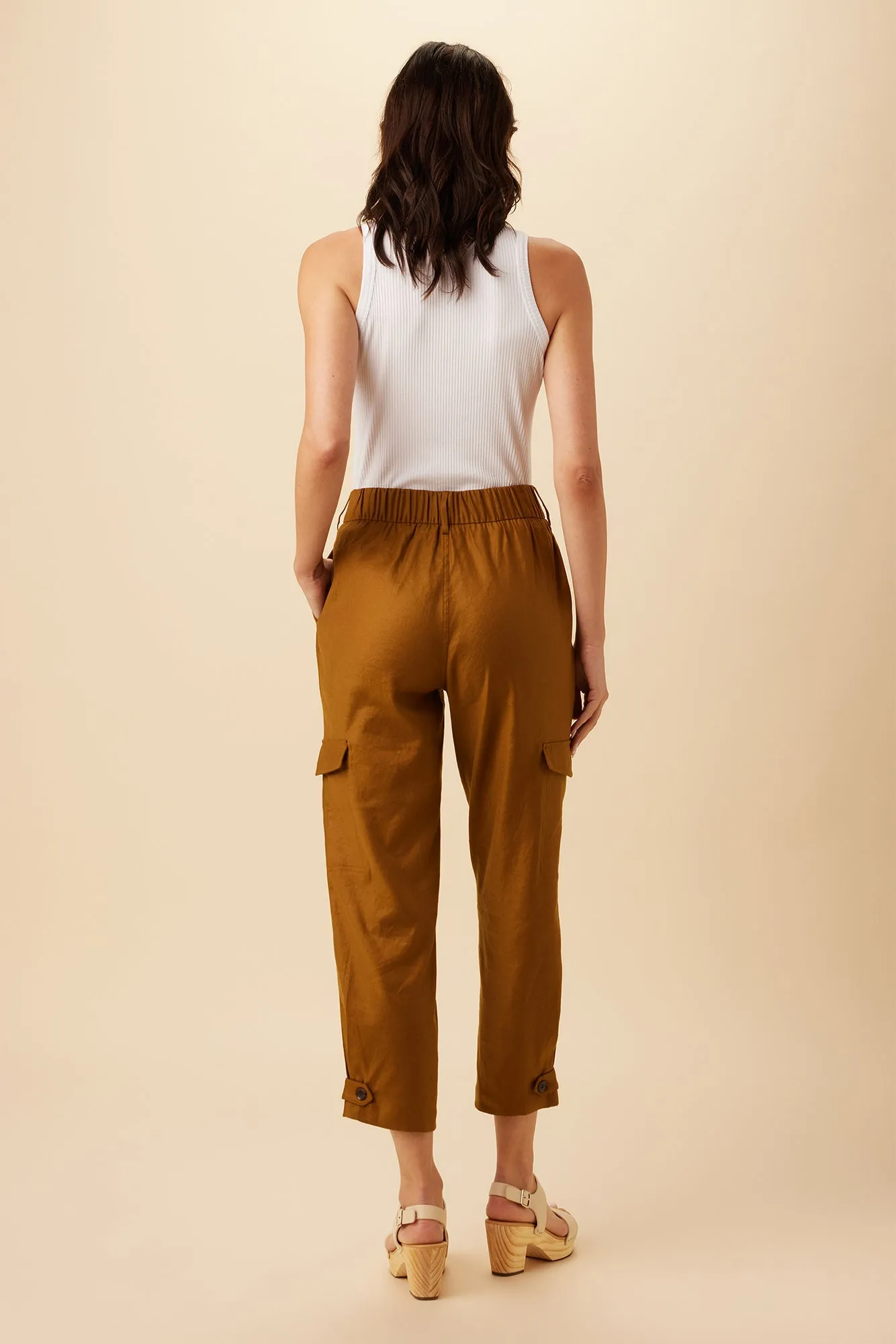 Lyle Femme Fete Stretch Cargo Pant - Spice sold by Amour Vert product image thumbnail 4