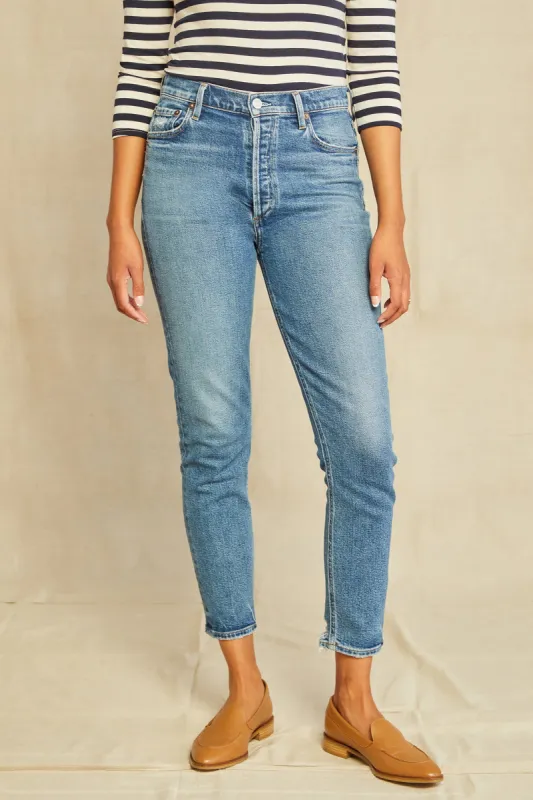 AGOLDE Nico High Rise Slim Fit Jean - Betray sold by Amour Vert
