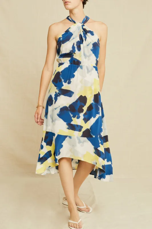 Dominica Silk Dress - Dusk sold by Amour Vert