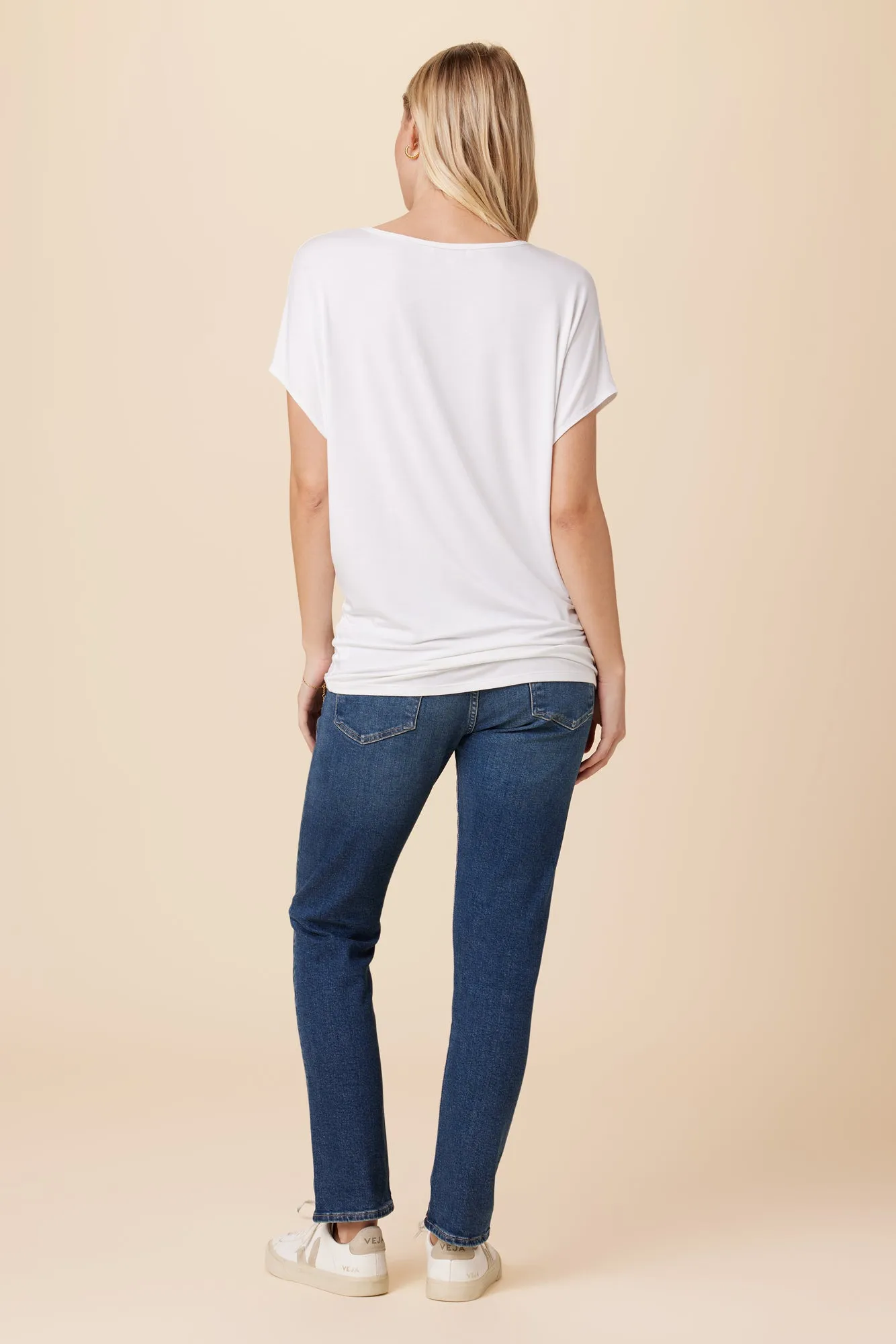 Mayr Modal Tee - White sold by Amour Vert product image thumbnail 3