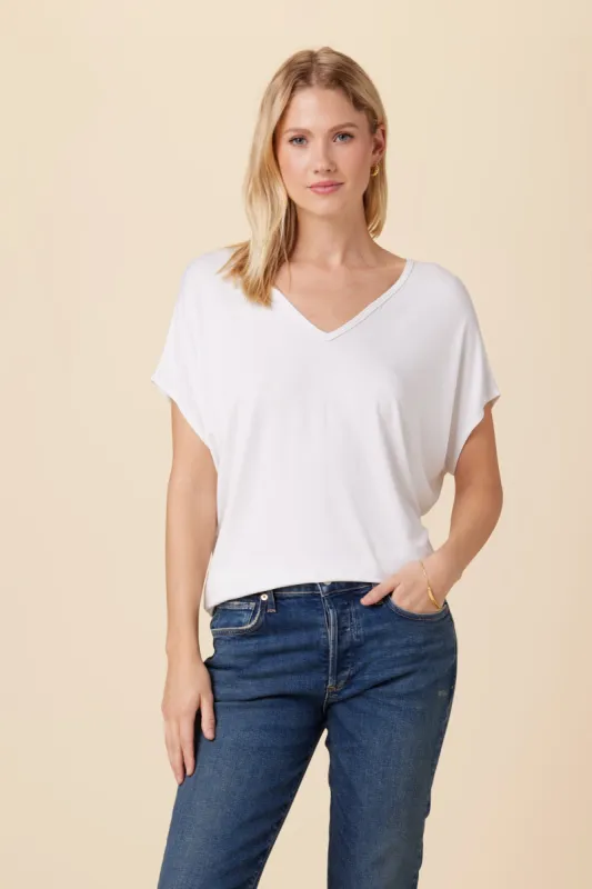 Mayr Modal Tee - White sold by Amour Vert