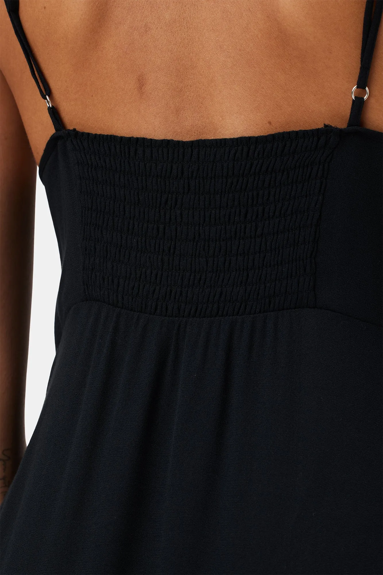 Sara Viscose Crepe Slip Dress - Black sold by Amour Vert product image thumbnail 5