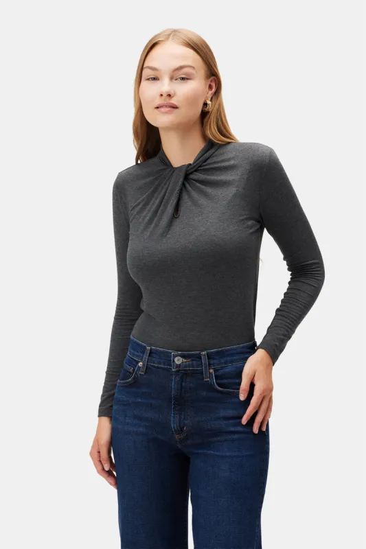 Wren Modal Top - Anthracite sold by Amour Vert