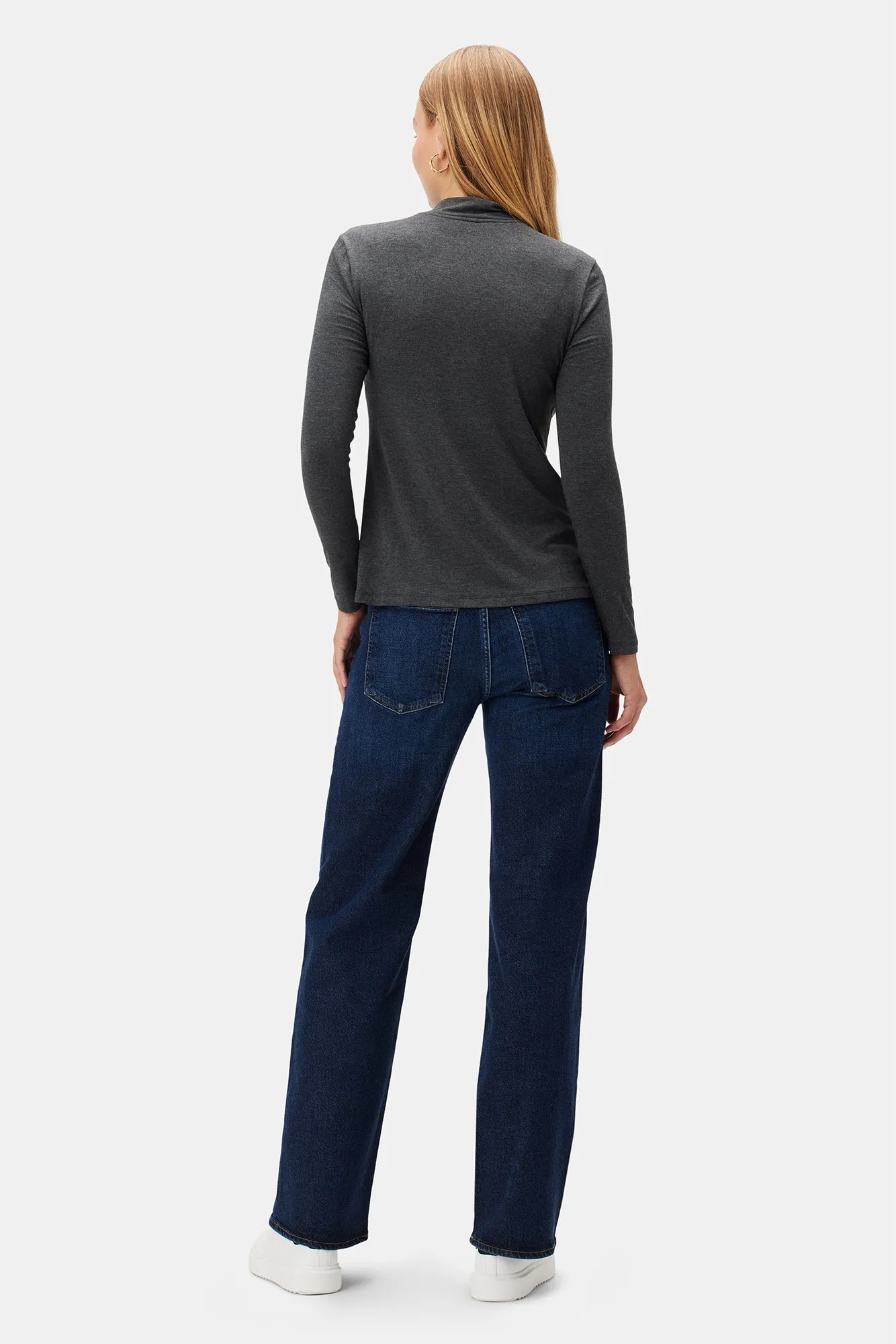 Wren Modal Top - Anthracite sold by Amour Vert product image thumbnail 3