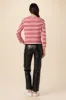 Cecelia Long Sleeve Reverie Knit Tee - Zinnia and Ivory - ReAmour sold by Amour Vert