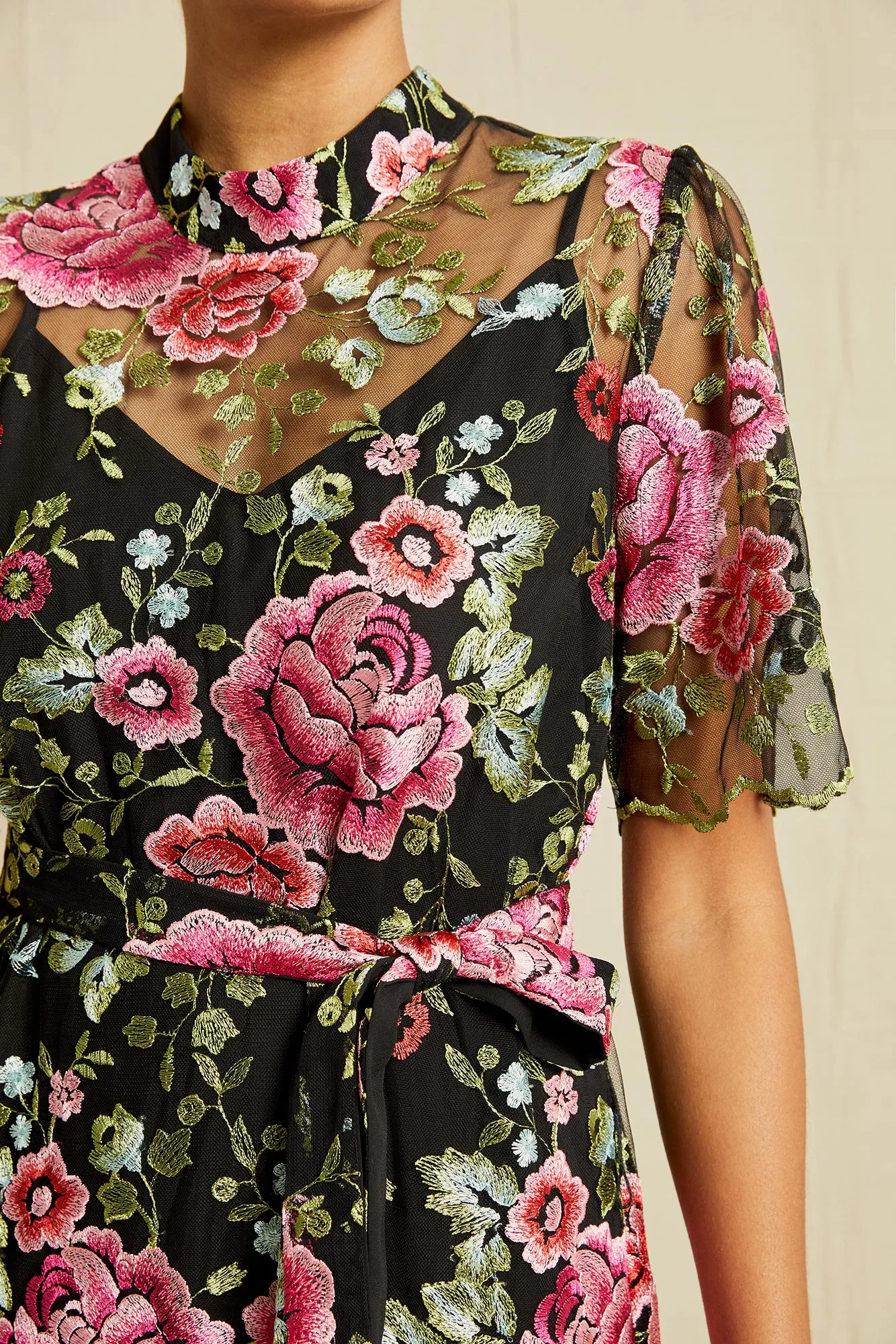 Brielle Upcycled Dress - Simone Floral sold by Amour Vert product image thumbnail 5