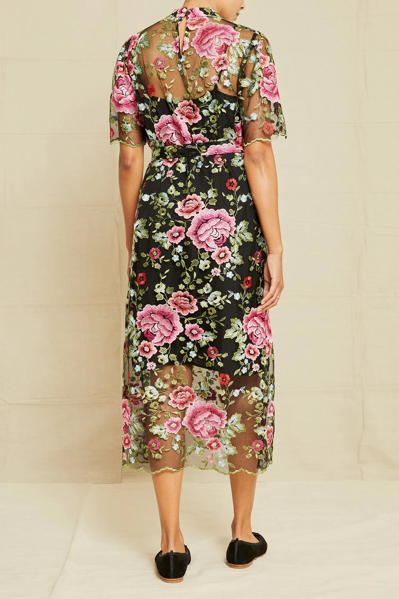 Brielle Upcycled Dress - Simone Floral sold by Amour Vert product image thumbnail 3