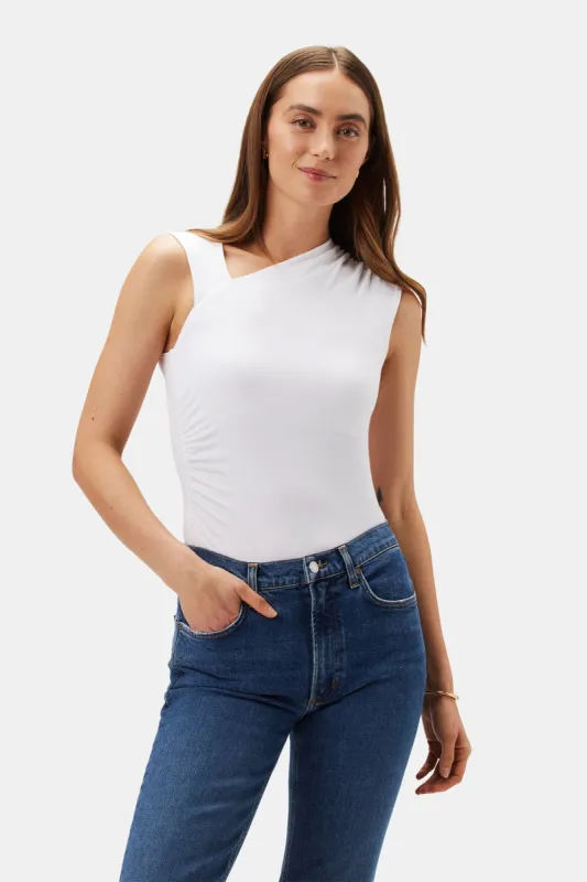 Monique Modal Tank - White sold by Amour Vert