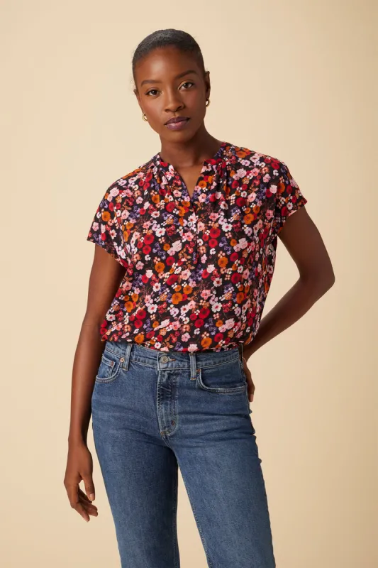 Renata Ecovero Blouse - Villa Floral sold by Amour Vert