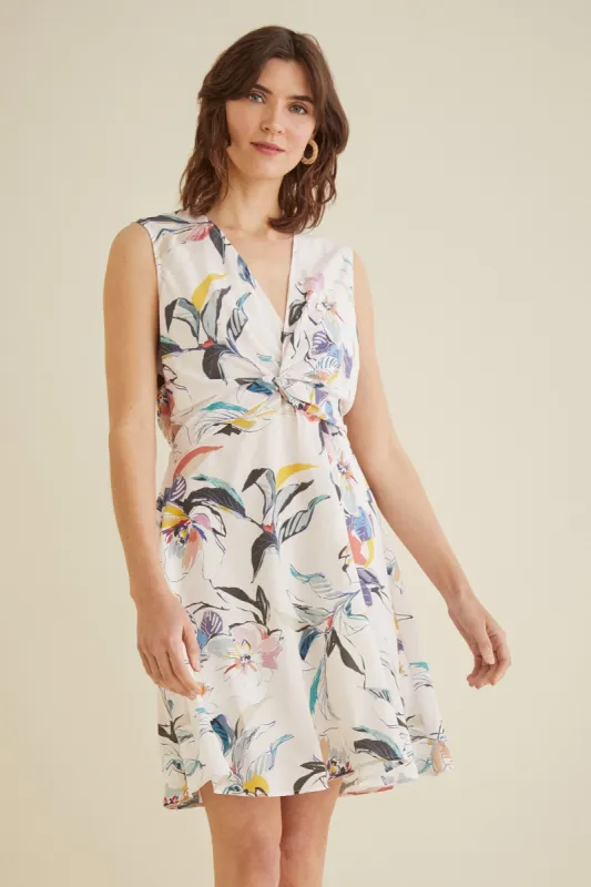 Elsie Silk Dress - Yerba Buena Floral - ReAmour sold by Amour Vert