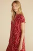 Renata Washable Silk Blouse - Rust Vannes Floral Print sold by Amour Vert