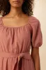 Michelle Organic Cotton Dress - Carnelian sold by Amour Vert