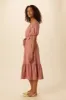Michelle Organic Cotton Dress - Carnelian sold by Amour Vert