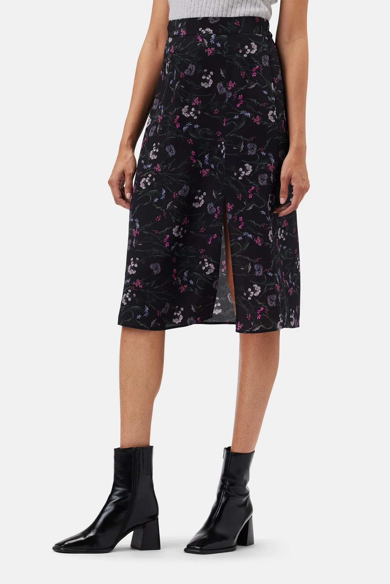 Ollie Washable Silk Skirt - Caroline Black sold by Amour Vert product image thumbnail 2