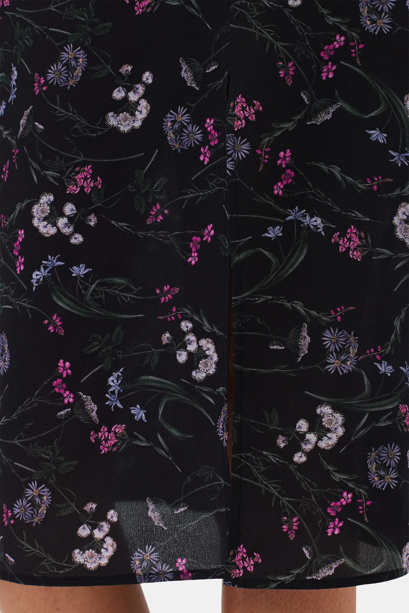 Ollie Washable Silk Skirt - Caroline Black sold by Amour Vert product image thumbnail 4