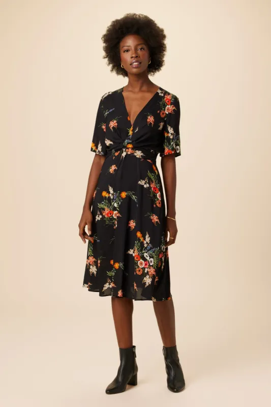 Joselle Ecovero Dress - Treviso Orange - ReAmour sold by Amour Vert