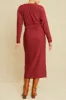 Russo Fleece Dress - Mulberry sold by Amour Vert