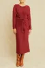 Russo Fleece Dress - Mulberry sold by Amour Vert