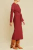 Russo Fleece Dress - Mulberry sold by Amour Vert