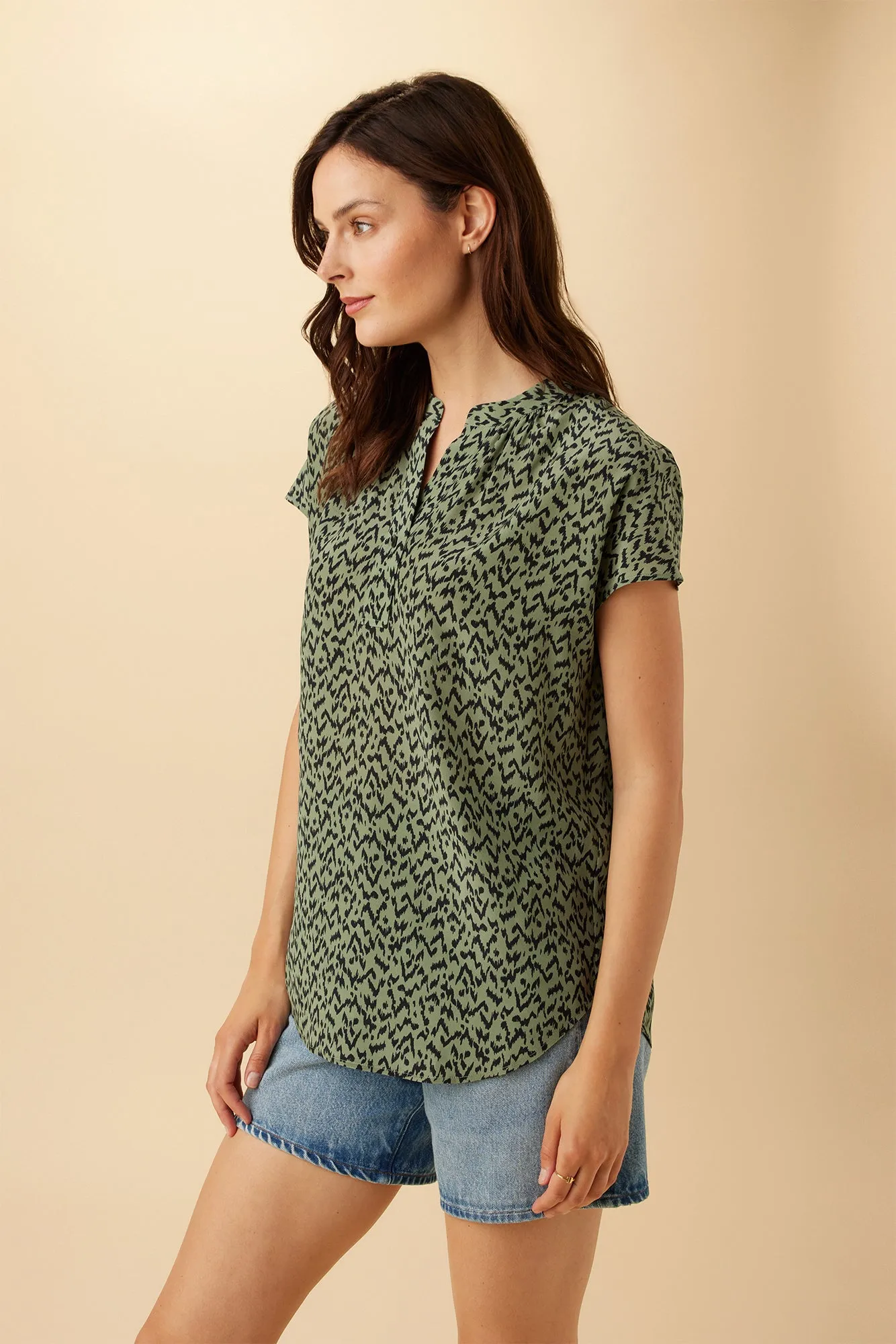 Renata Washable Silk Blouse - Sophia sold by Amour Vert product image thumbnail 2