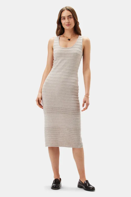 Cora Flaxen Eco Dress - Oatmeal sold by Amour Vert