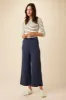 Charlie Wide Leg Pant - Navy sold by Amour Vert