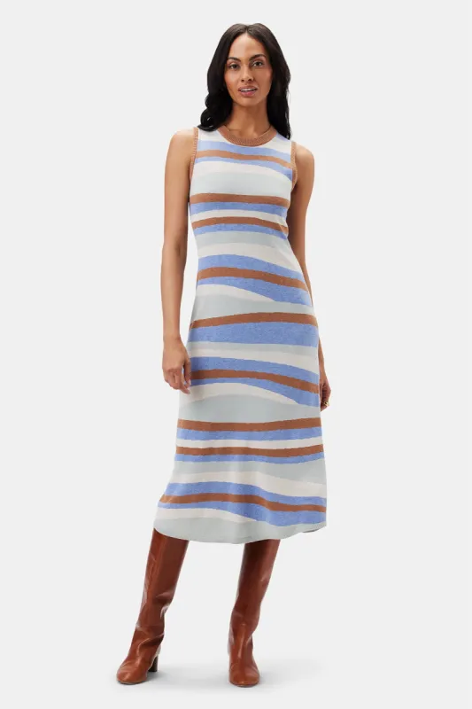Colette Knit Dress - Multi Stripe sold by Amour Vert