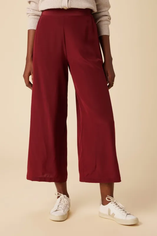 Olivia Washable Silk Pant - Sumac - ReAmour sold by Amour Vert