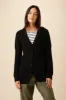 Astra Organic Cotton Cardigan - Black sold by Amour Vert
