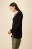 Astra Organic Cotton Cardigan - Black sold by Amour Vert