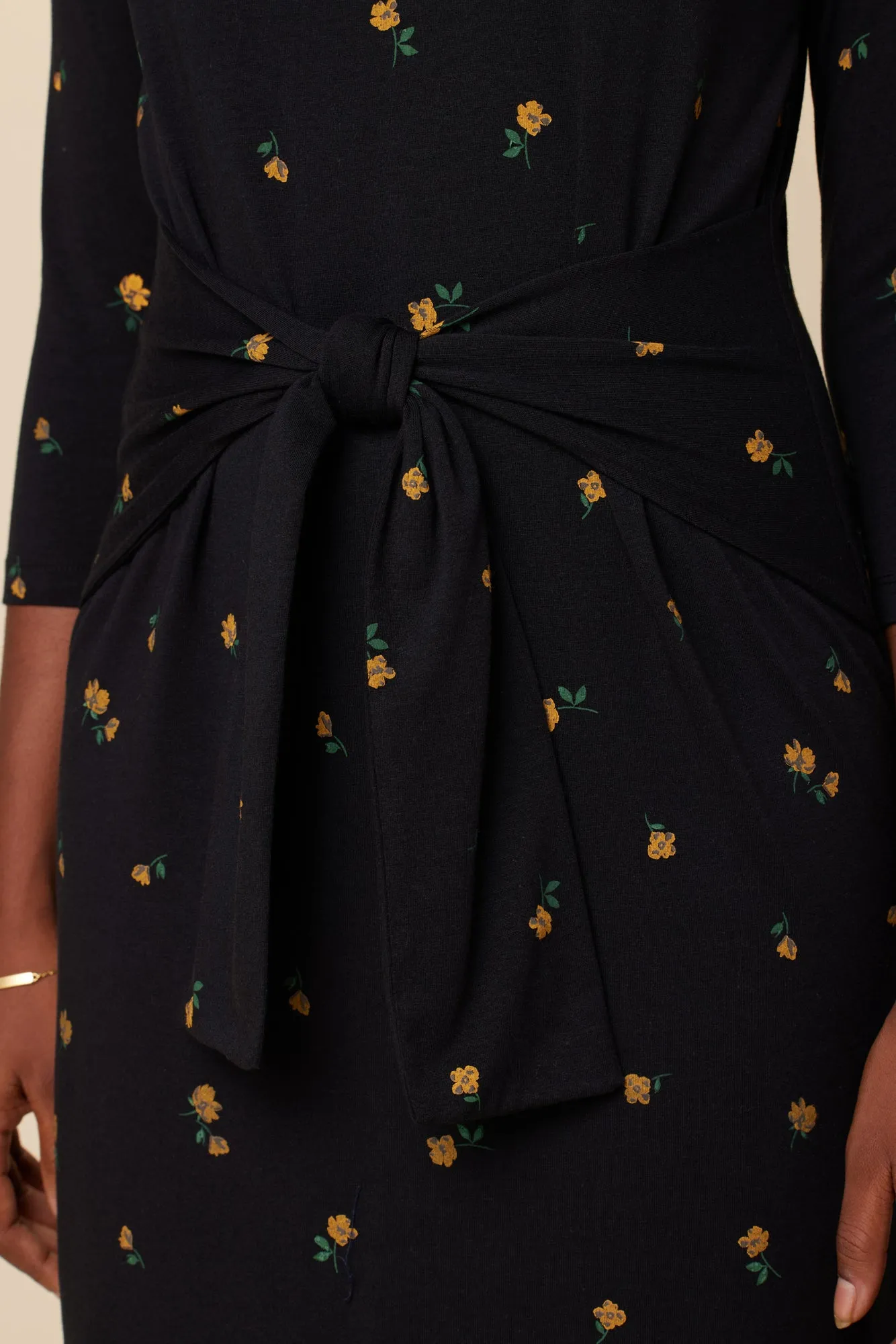 Colombe 3/4 Sleeve Reverie Knit Dress - Positano sold by Amour Vert product image thumbnail 5